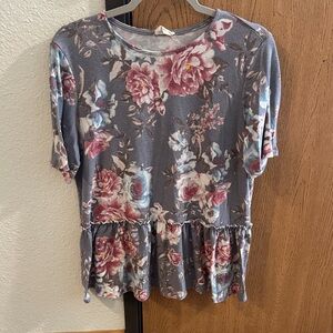Floral Print Women's Top